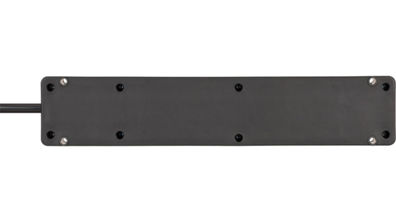 Stekkerdoos Brennenstuhl Bremounta 4 voudig 1.5 meter zwart