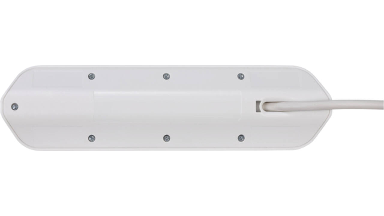 Stekkerdoos Brennenstuhl bureau Estilo 4vdig incl 2 USB 2m wit/zilver
