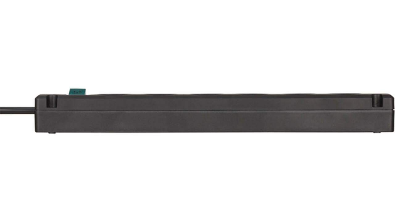 Stekkerdoos Brennenstuhl Bremounta 5vdig incl 2 USB 3m zwart