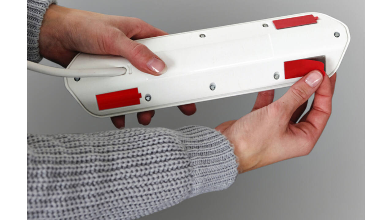 Stekkerdoos Brennenstuhl bureau Estilo 6vdig incl 2 USB 2m wit/zilver