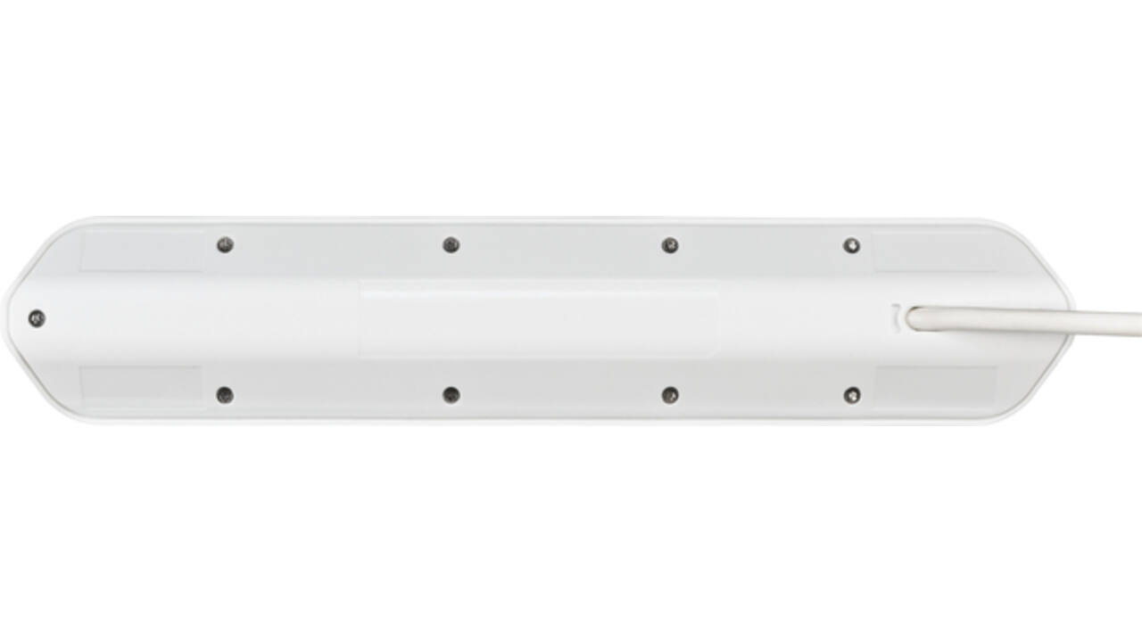 Stekkerdoos Brennenstuhl bureau Estilo 6vdig incl 2 USB 2m wit/zilver