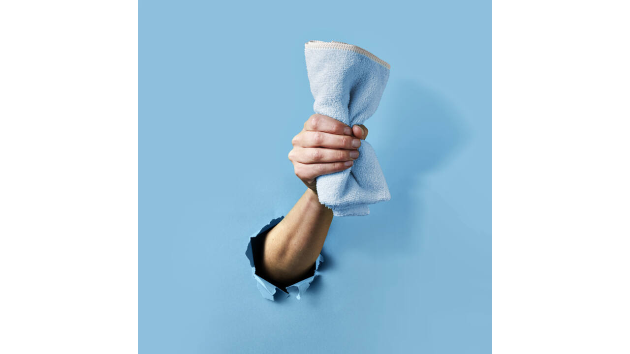 Microvezeldoek Greenspeed Re-belle 40x40cm blauw 5 stuks
