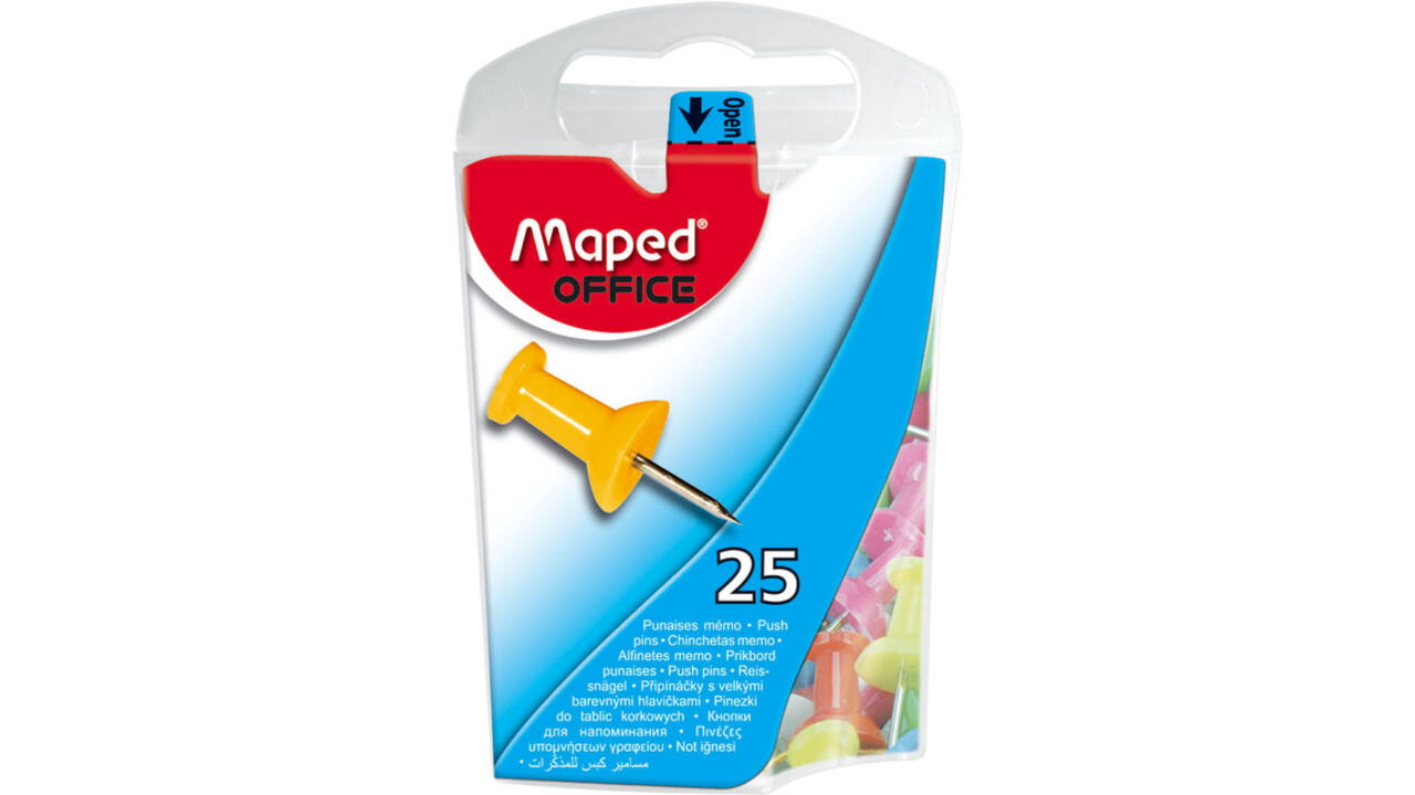 Punaise Maped Office 25 stuks assorti