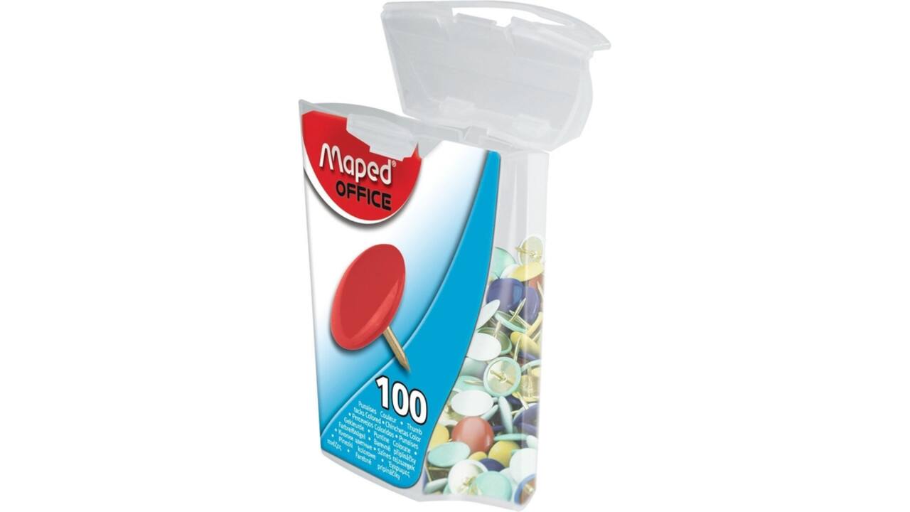 Punaises Maped kleur 100st