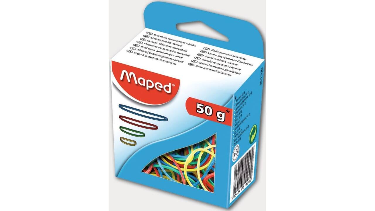 Elastiek Maped 50 gram assorti