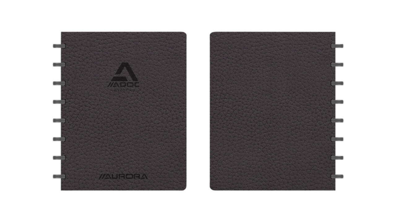 Schrift Adoc Business A5 lijn 144 pagina's 90gr zwart