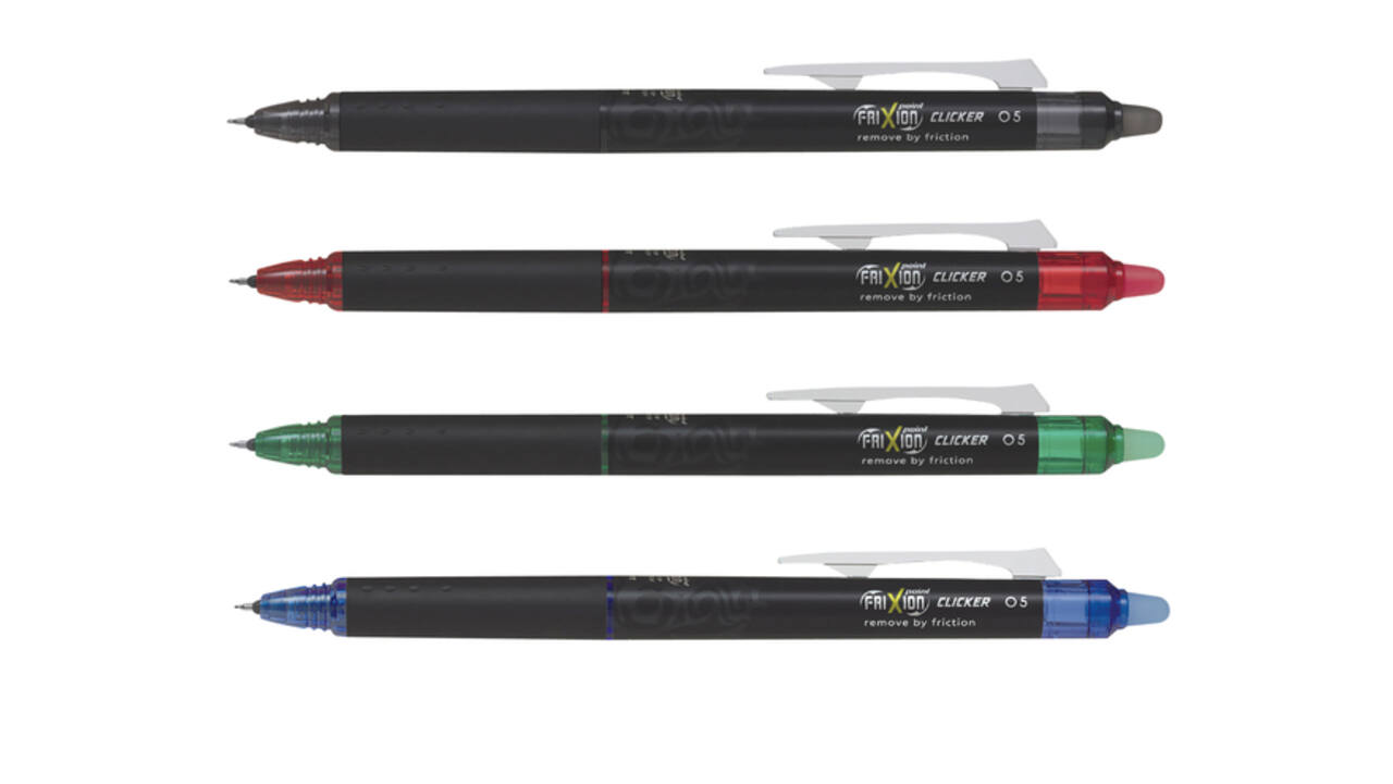 Rollerpen PILOT friXion Synergy point clicker fijn blauw