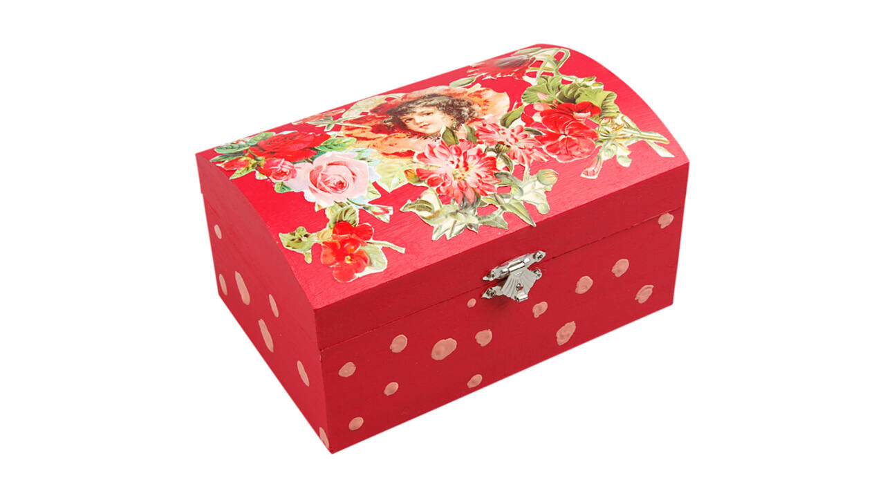 Schatkist Creativ Company 16.5x11x8.55cm hout