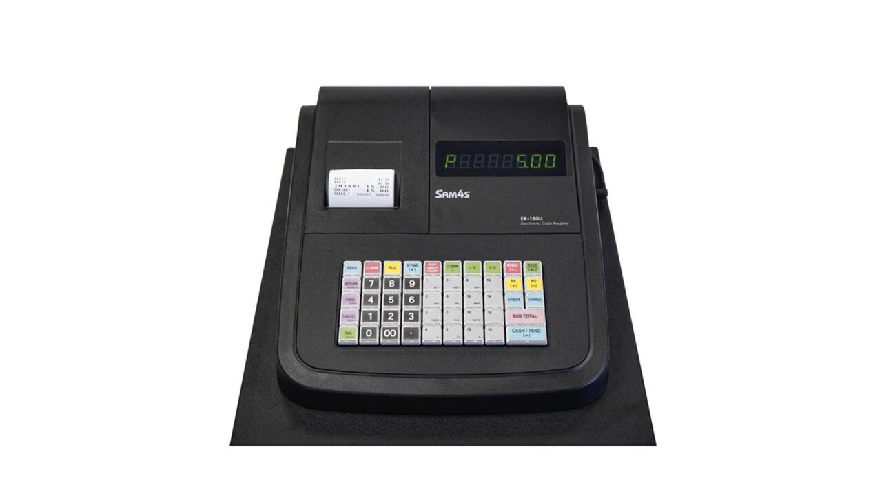 Kassa SAM4S ER-180U small zwart