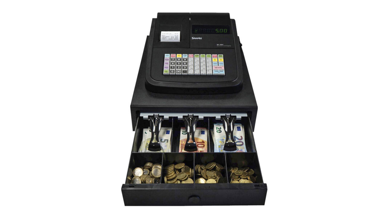 Kassa SAM4S ER-180U small zwart