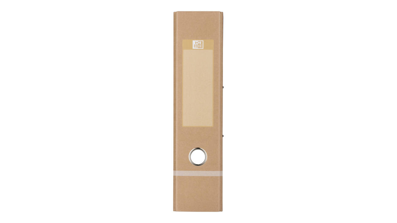 Ordner Oxford Touareg A4 80mm karton naturel/wit