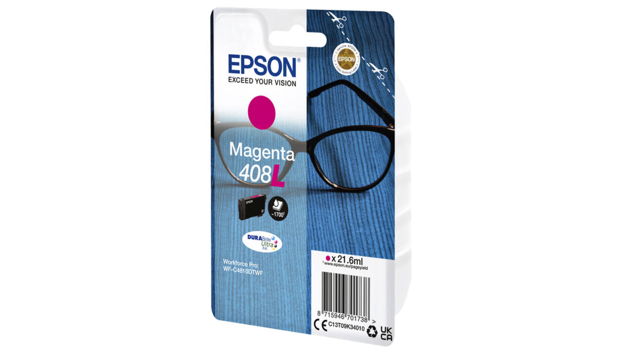 Inktcartridge Epson T09K340 408L rood