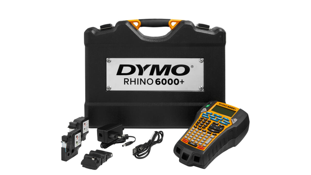 Labelprinter Dymo Rhino 6000+ industrieel abc 24mm geel