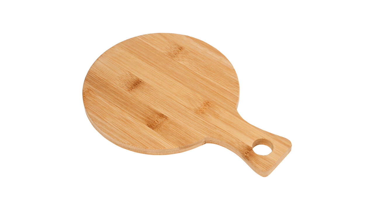 Snijplank Creativ Company rond Ø 17cm, lengte 24cm bamboe