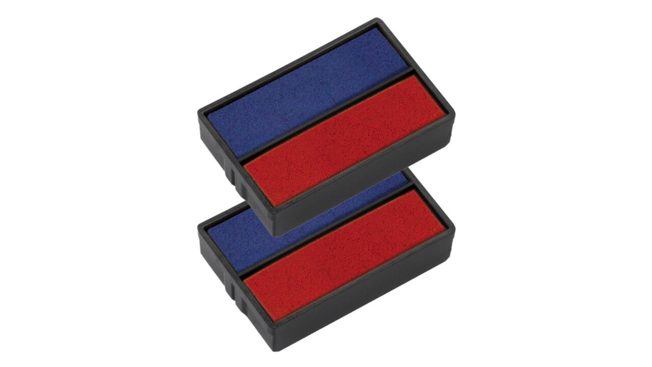 Stempelkussen Trodat Printy 6/4850 2 stuks blauw en rood