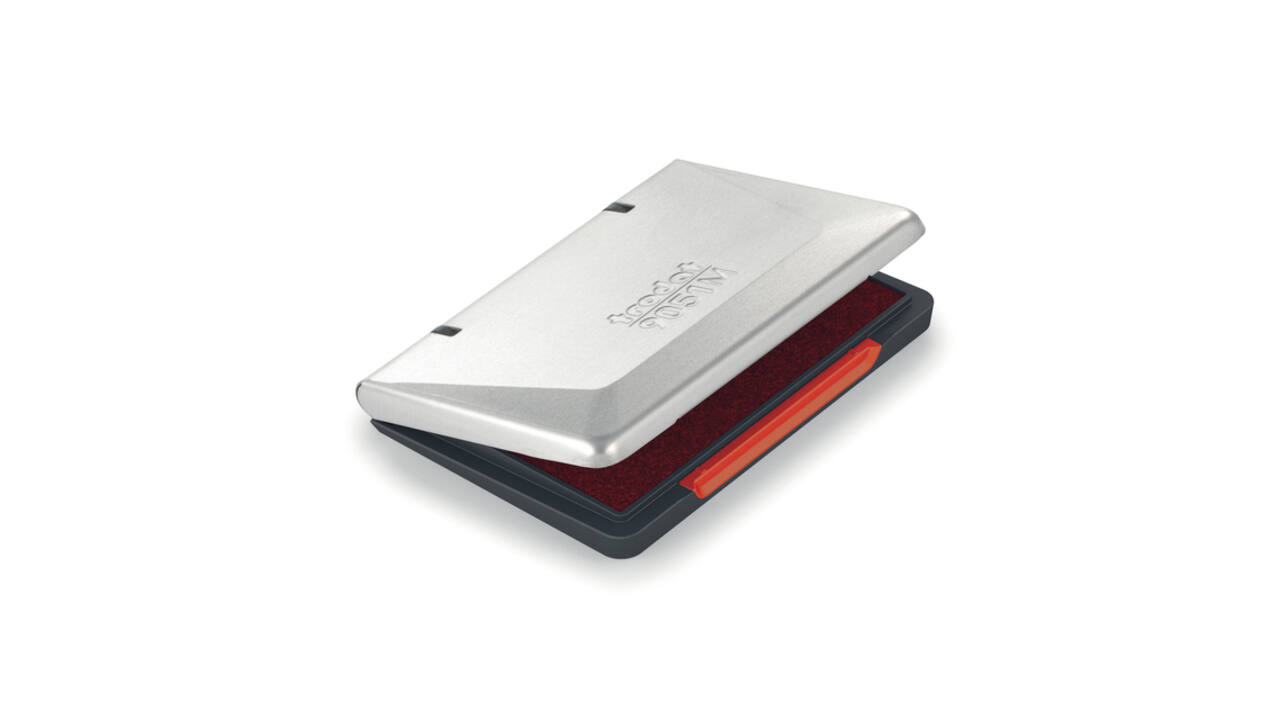 Inktkussen Trodat metaal 9051M 90x50mm rood