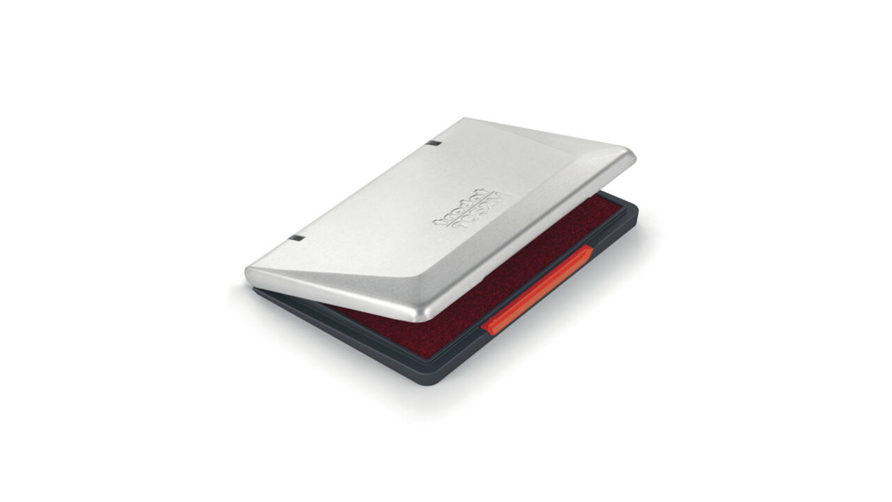 Inktkussen Trodat metaal 9052M 110x70mm rood