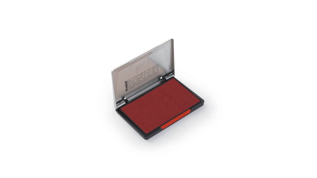 Inktkussen Trodat metaal 9052M 110x70mm rood