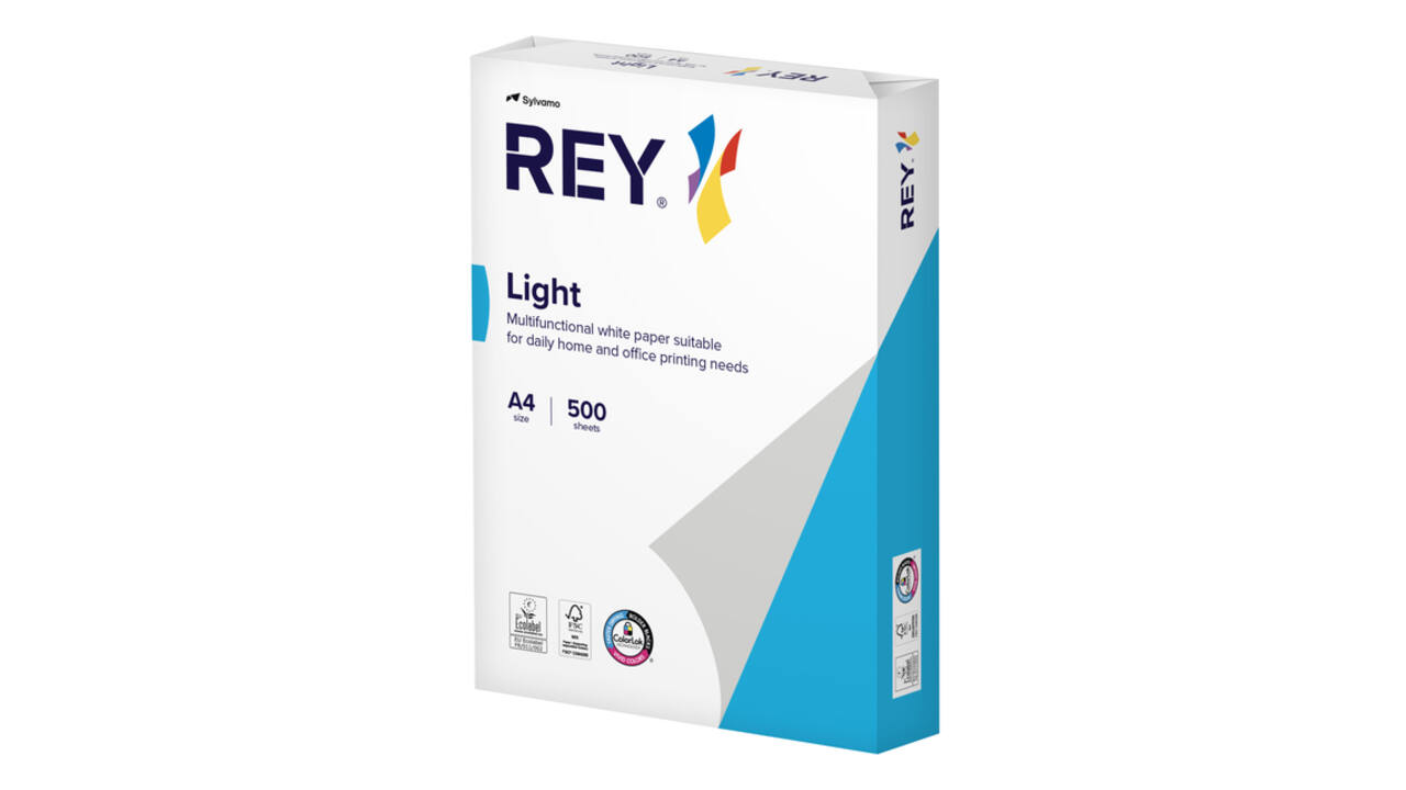 Kopieerpapier Rey Office Light A4 75gr wit 500 vel