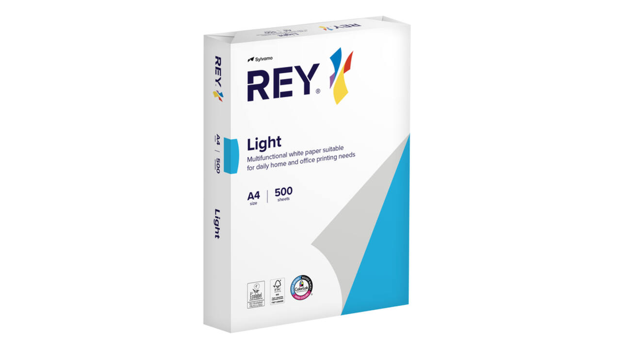 Kopieerpapier Rey Office Light A4 75gr wit 500 vel