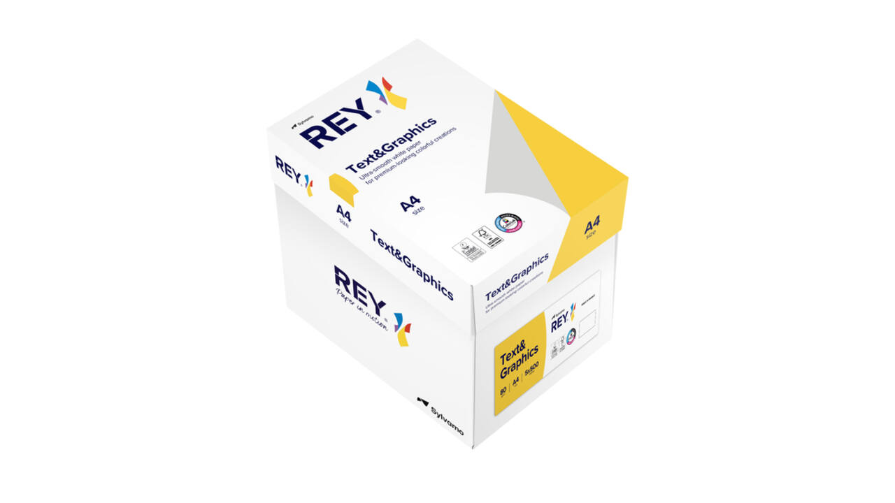 Kopieerpapier Rey Text & Graphics A4 80gr wit 500 vel