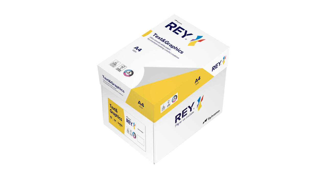 Kopieerpapier Rey Text & Graphics A4 80gr wit 500 vel