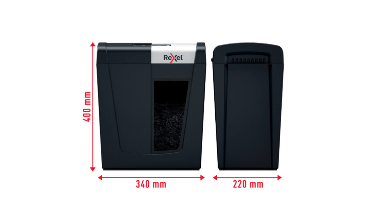 Papiervernietiger Rexel Secure MC6 snippers P5 2x15mm