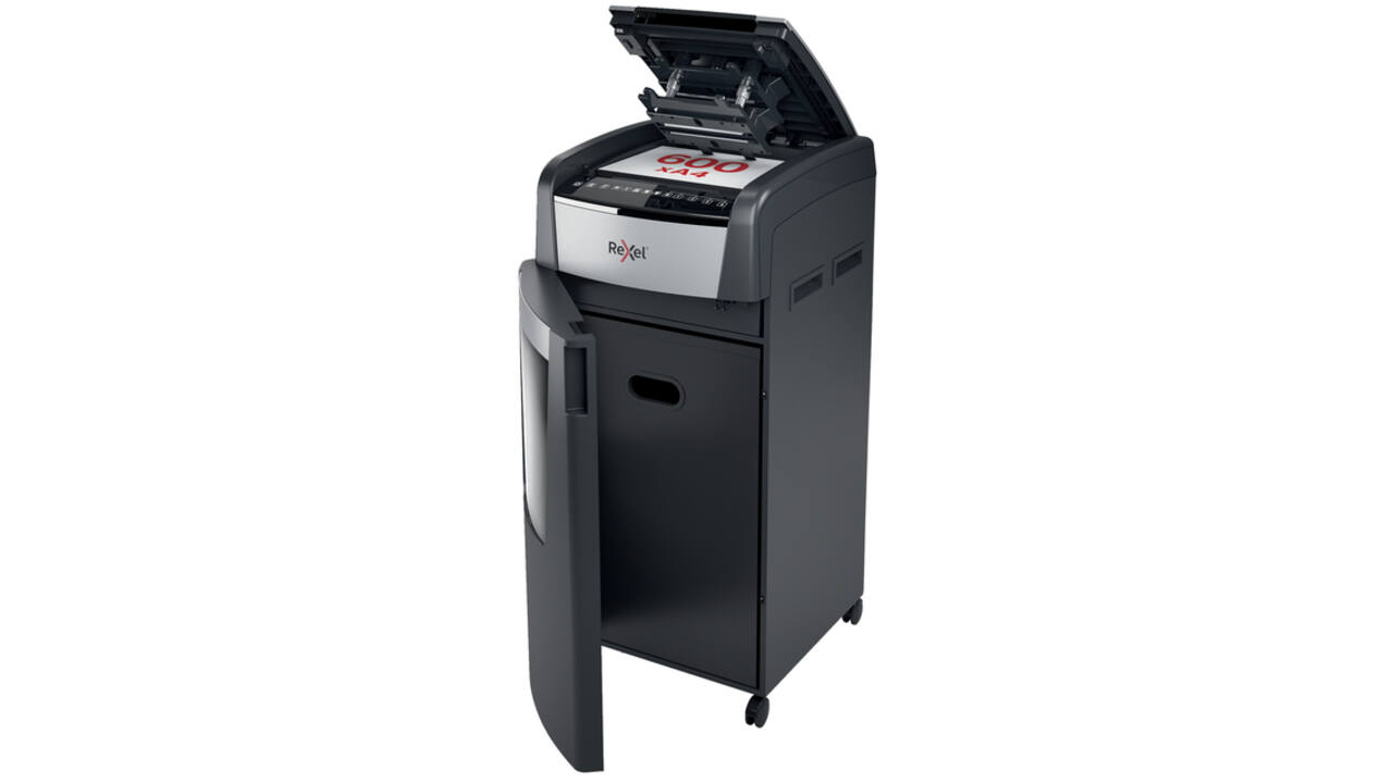 Papiervernietiger Rexel Optimum Auto+ 600X P4 snippers 4x30mm