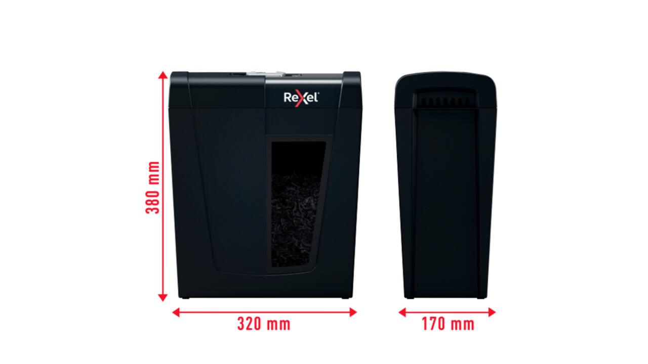 Papiervernietiger Rexel Secure X8 P4 snippers 4x40mm