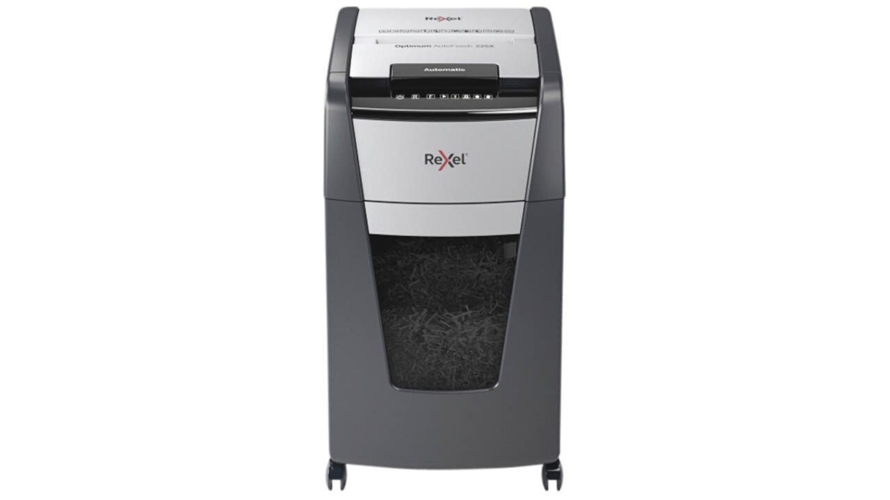 Papiervernietiger Rexel Optimum Auto+ 225X P4 snippers 4x26mm