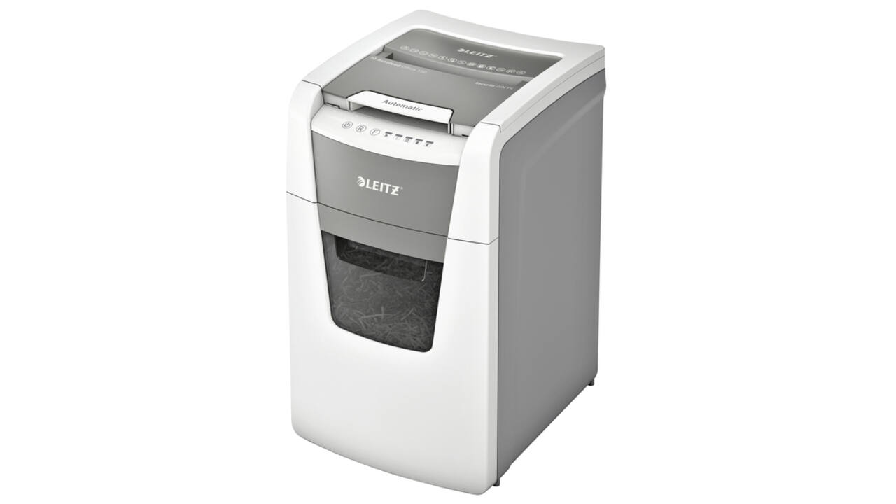 Papiervernietiger Leitz IQ Auto+ Office 150 P4 snippers 4x28mm