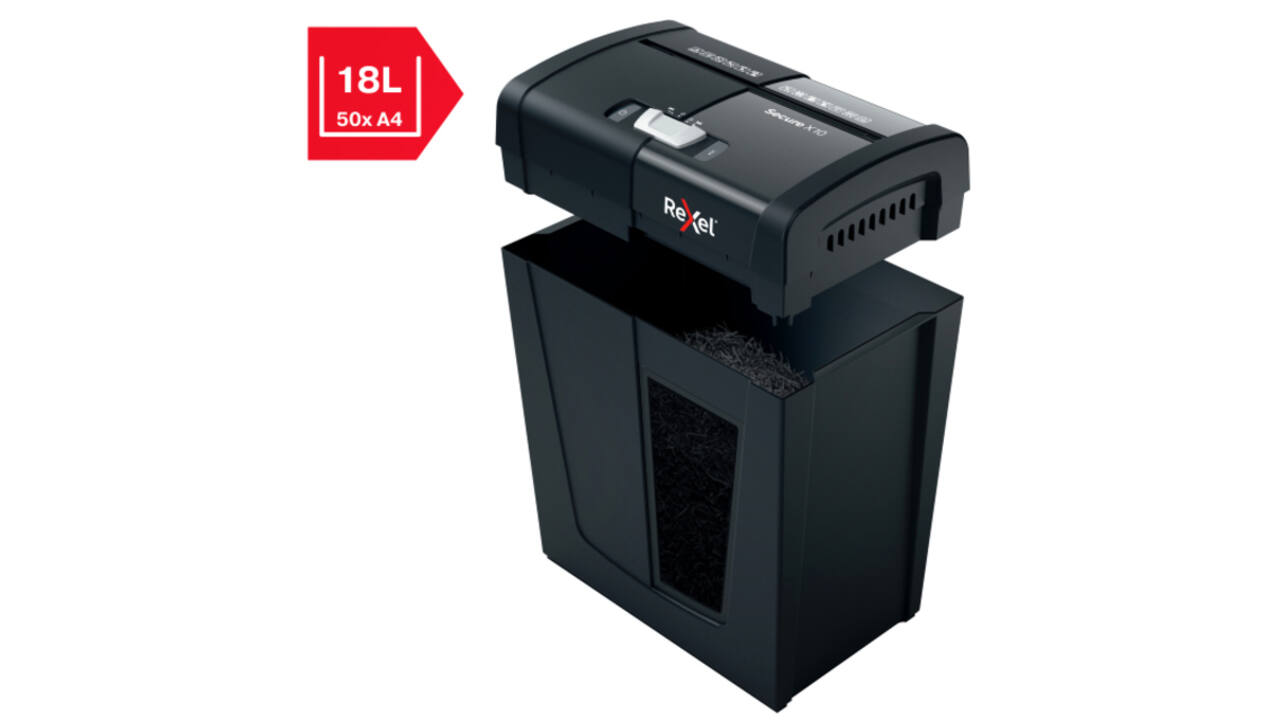 Papiervernietiger Rexel Secure X10 P4 snippers 4x40mm
