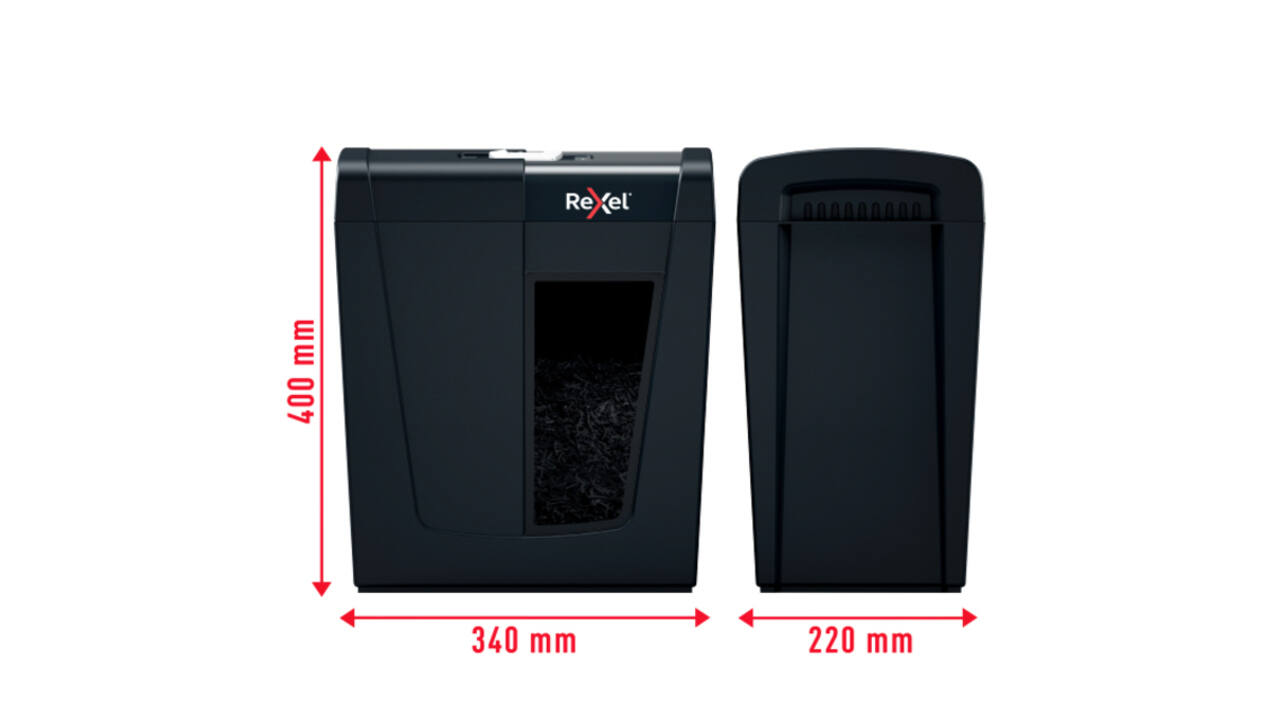 Papiervernietiger Rexel Secure X10 P4 snippers 4x40mm