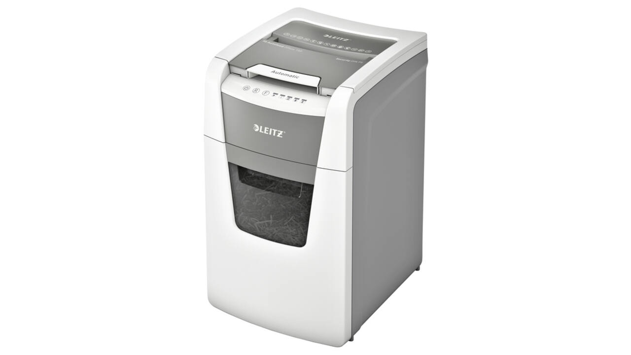 Papiervernietiger Leitz IQ Auto+ Office 150 P5 snippers 2x15mm