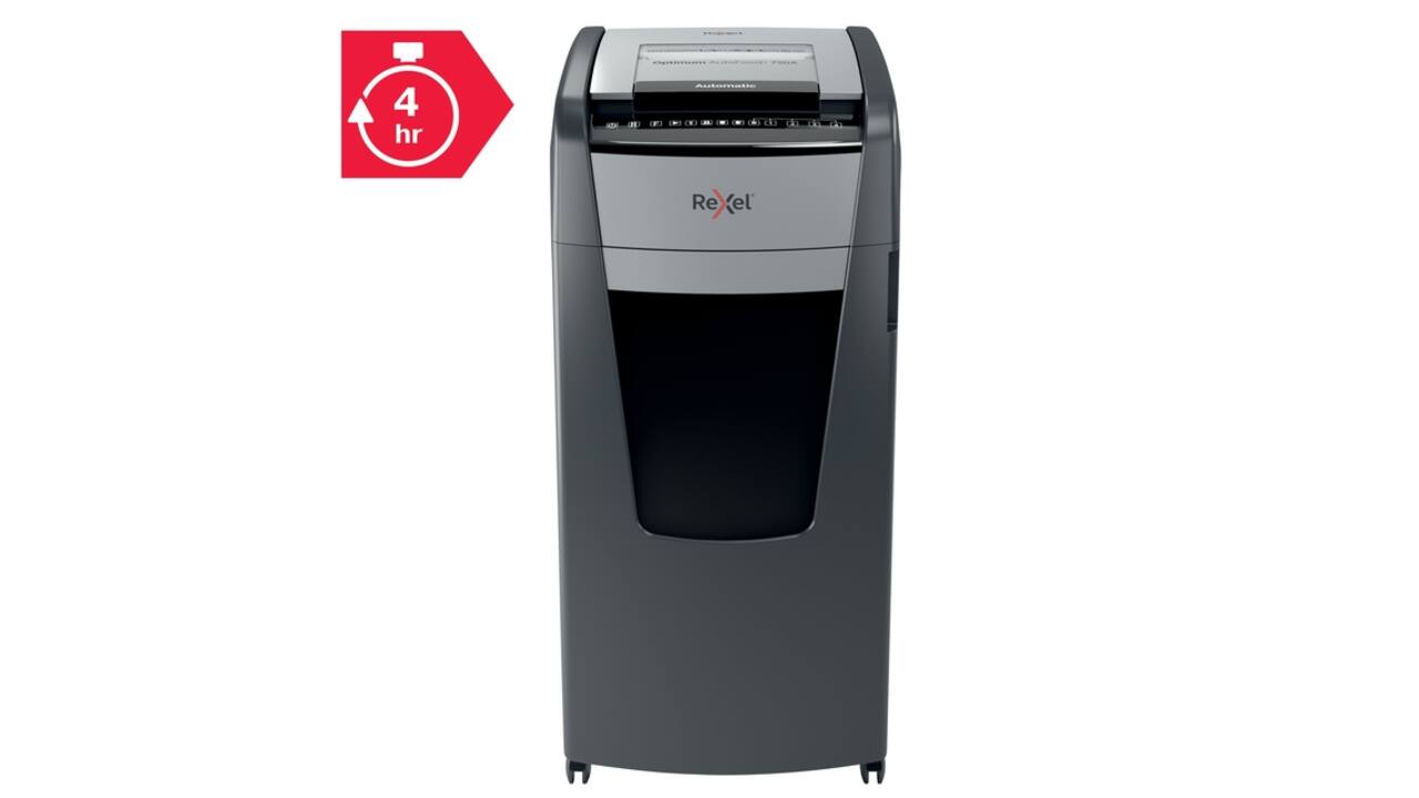 Papiervernietiger Rexel Optimum Auto+ 750X P4 snippers 4x30mm