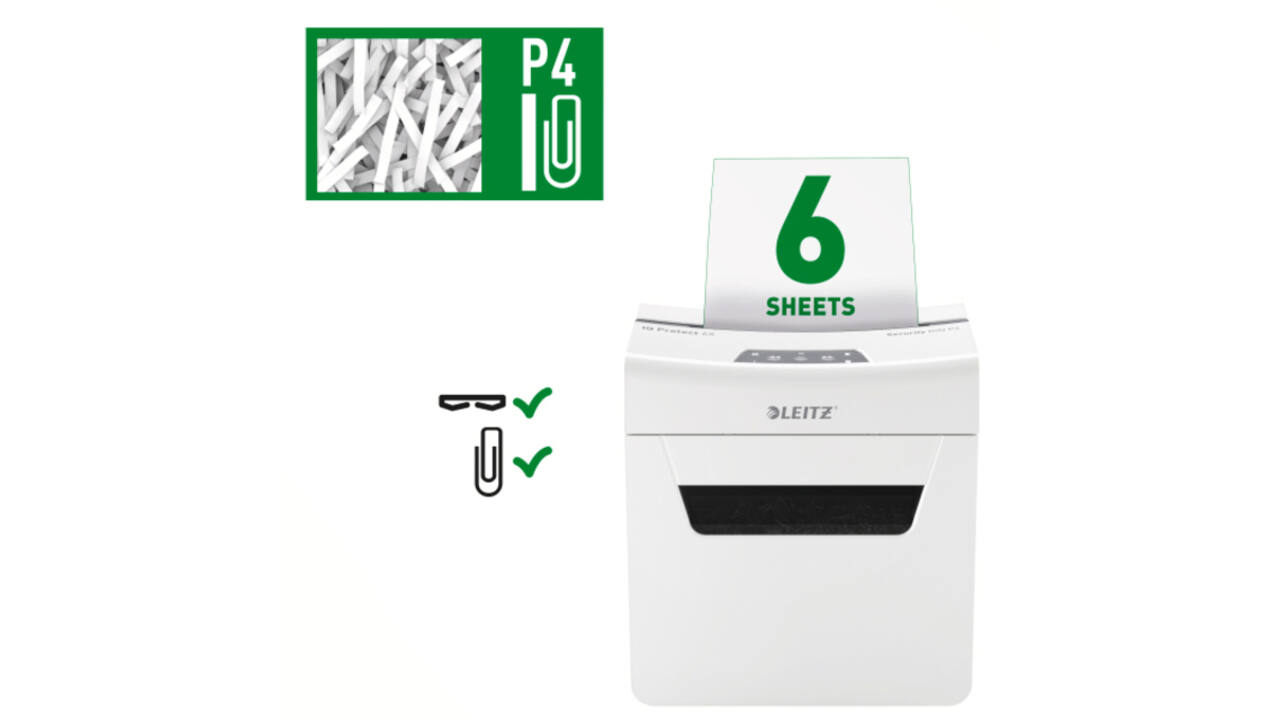 Papiervernietiger Leitz IQ Protect Premium 6X snippers 4x40mm