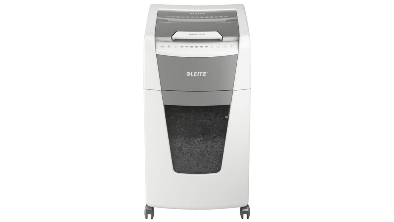 Papiervernietiger Leitz IQ Auto+ Office 300 P4 snippers 4x28mm
