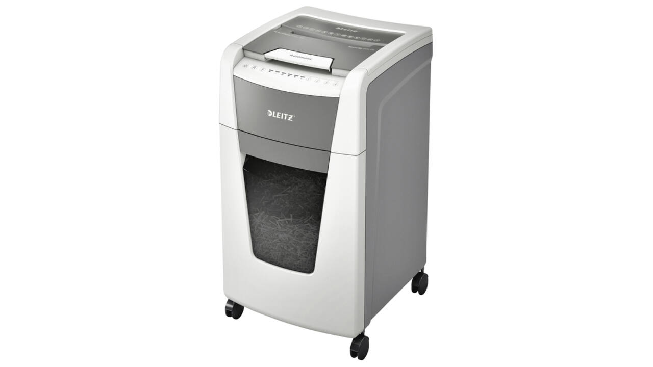 Papiervernietiger Leitz IQ Auto+ Office 300 P4 snippers 4x28mm