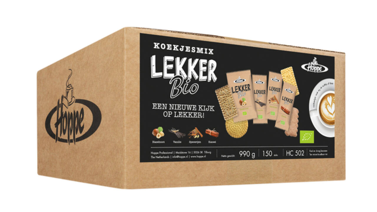 Koekjes Hoppe Lekker Bio koekjesmix 150 stuks