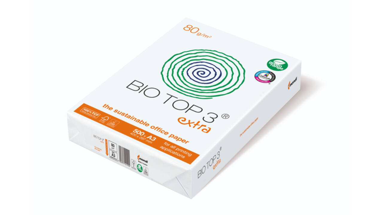 Kopieerpapier BioTop 3 A3 80gr naturel 500 vel