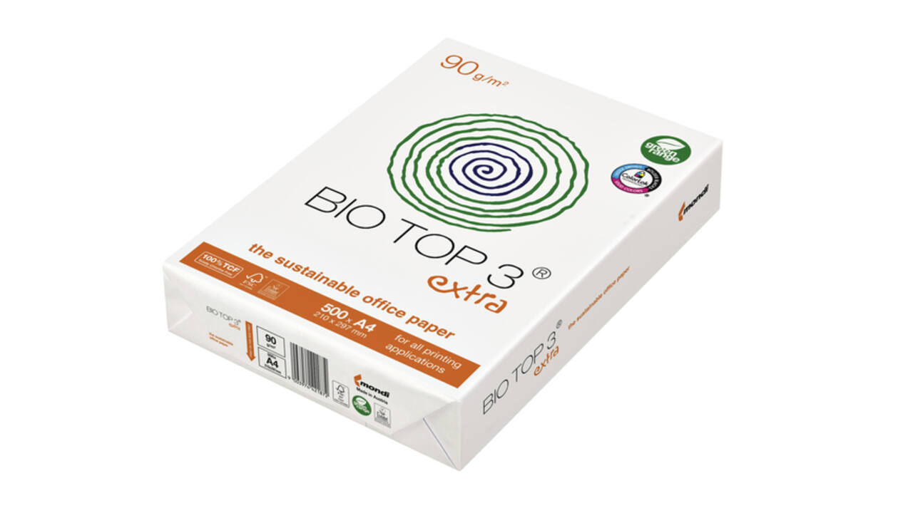 Kopieerpapier BioTop 3 A4 90gr naturel 500 vel