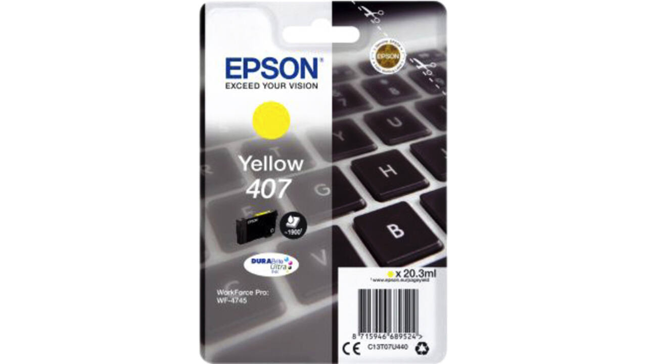 Inktcartridge Epson 407 T07U440 geel
