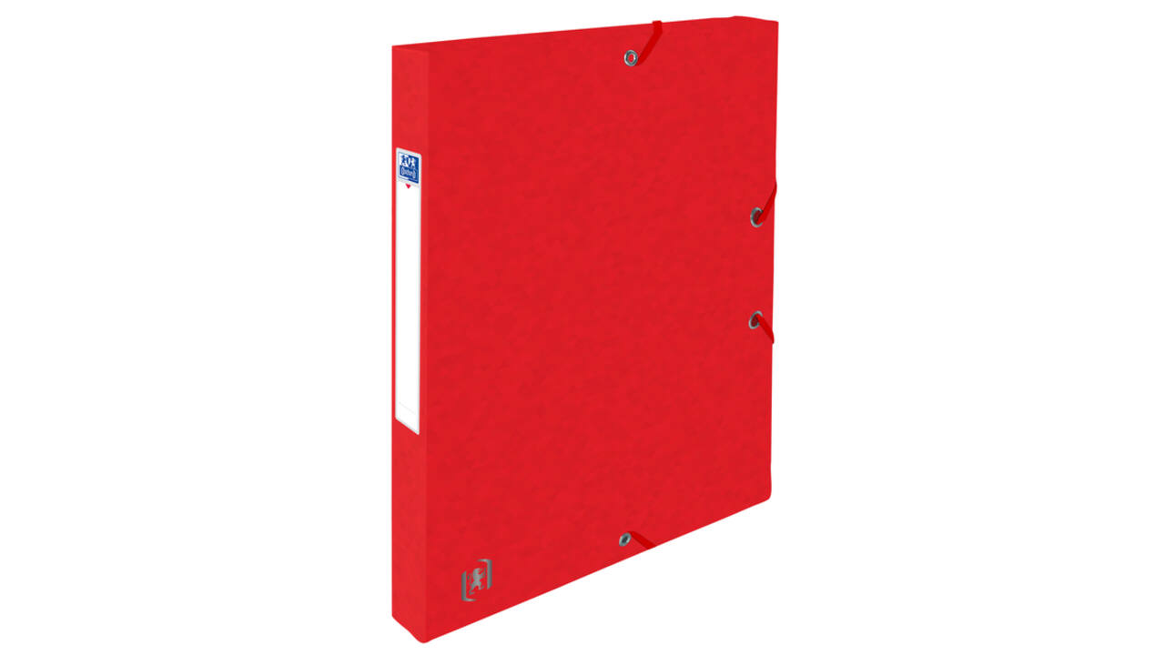 Elastobox Oxford Top File+ A4 25mm rood