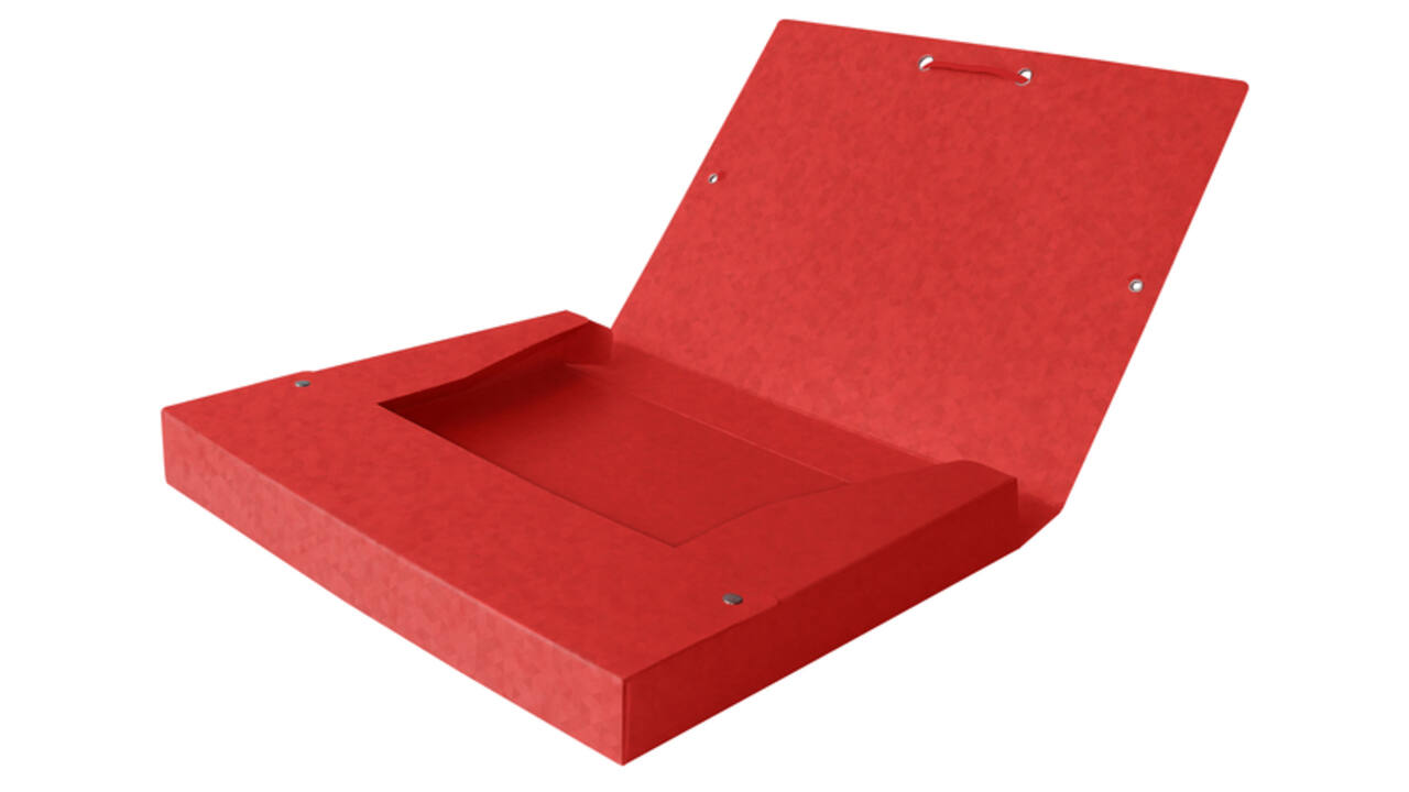 Elastobox Oxford Top File+ A4 25mm rood
