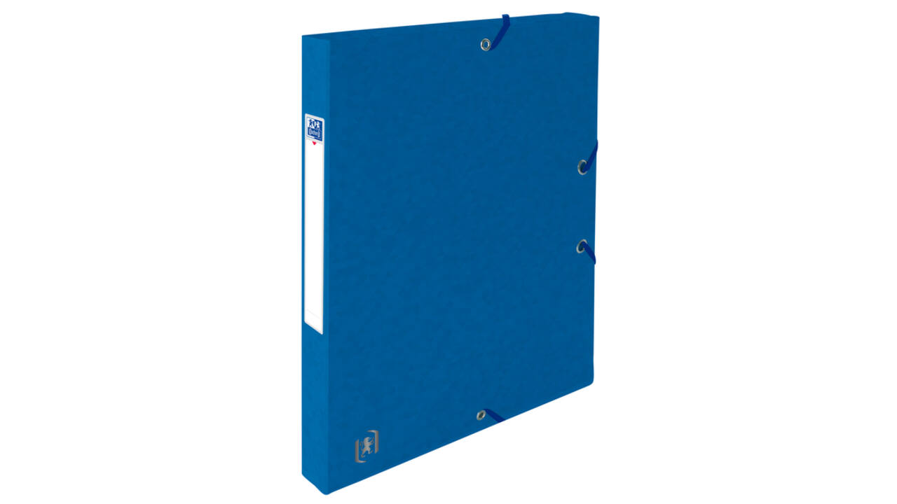 Elastobox Oxford Top File+ A4 25mm blauw