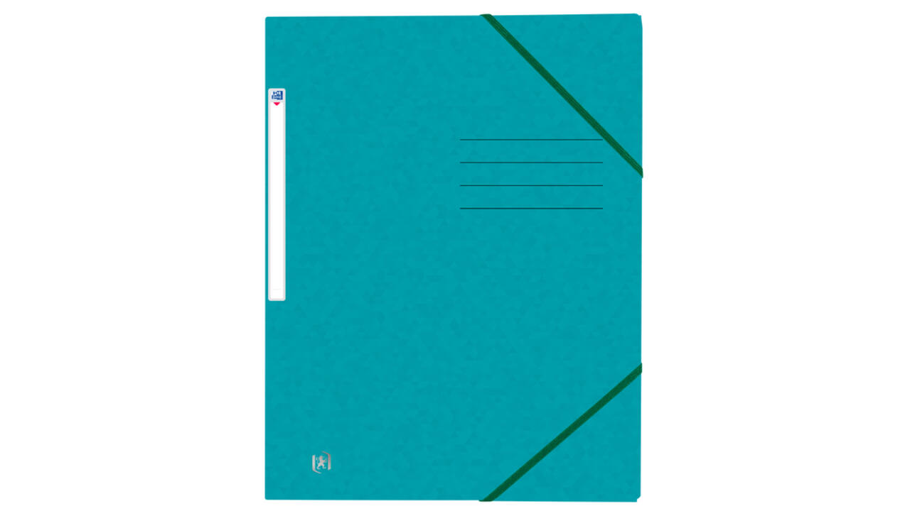 Elastomap Oxford Top File+ A4 aqua