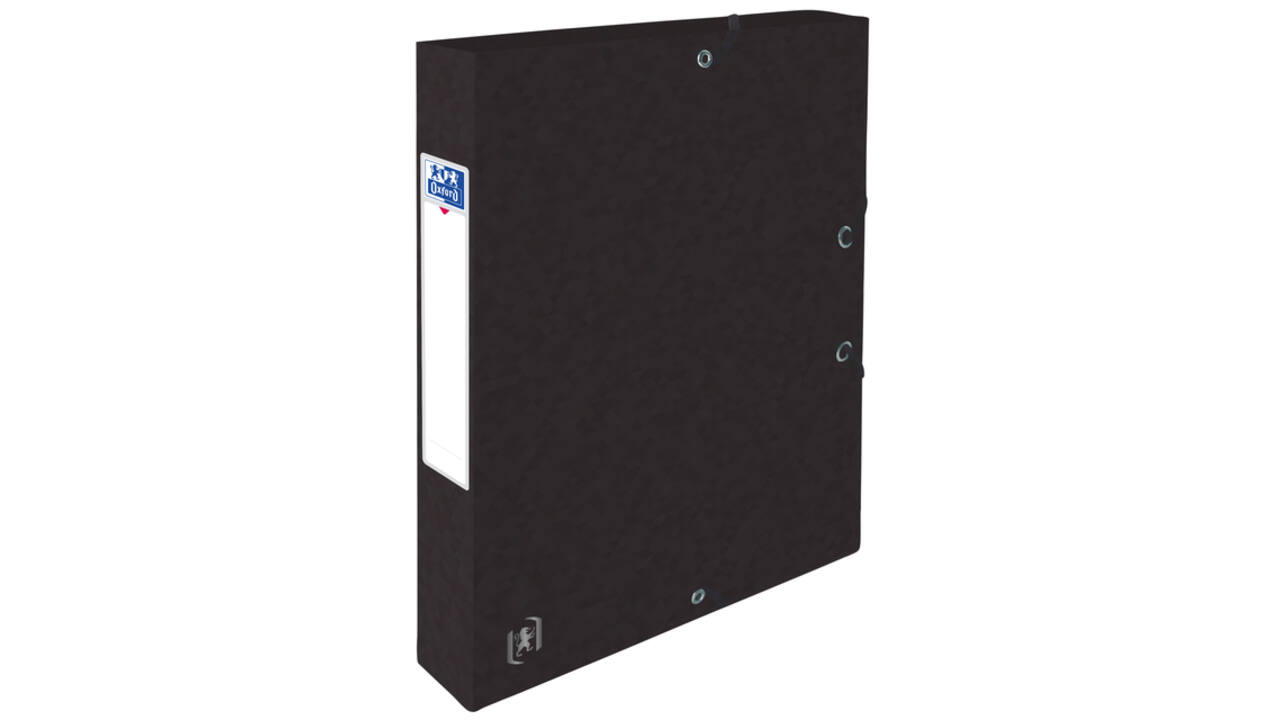 Elastobox Oxford Top File+ A4 40mm zwart