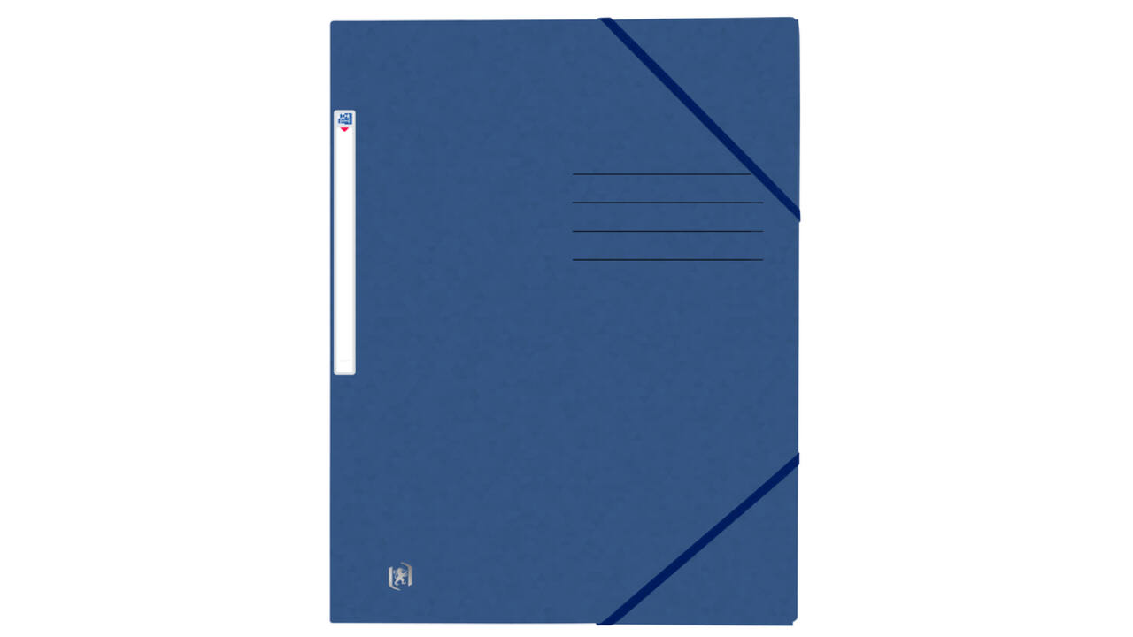 Elastomap Oxford Top File+ A4 donkerblauw