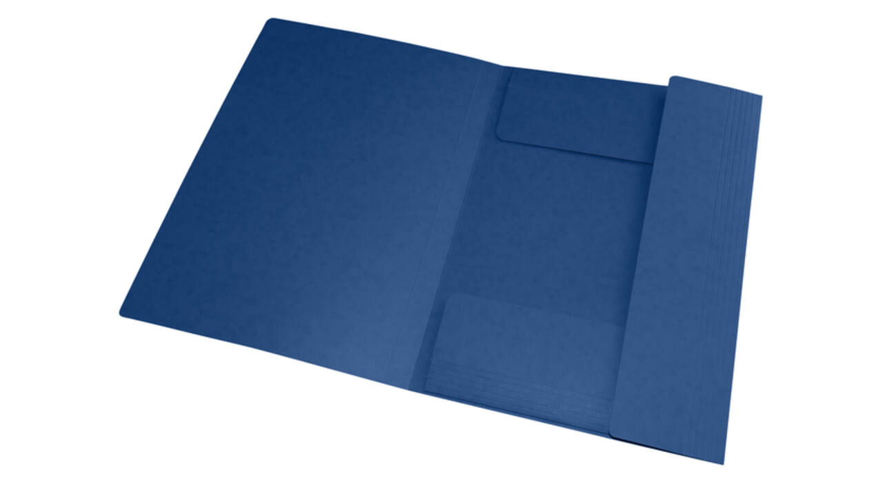 Elastomap Oxford Top File+ A4 donkerblauw