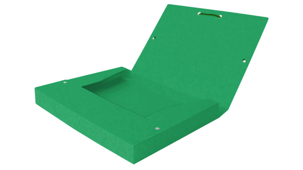 Elastobox Oxford Top File+ A4 40mm groen